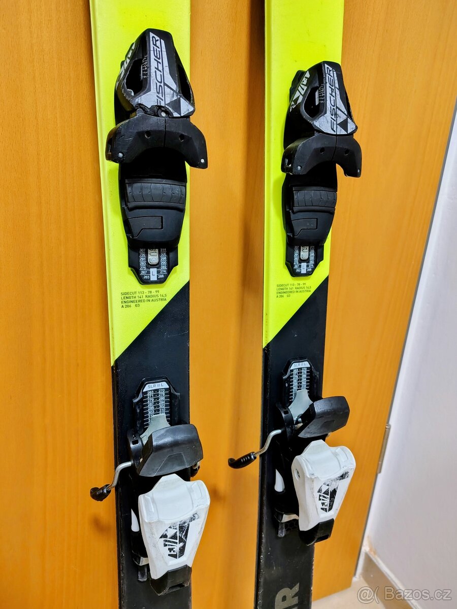 Lyže FISCHER STUNNER 141 cm, lyžáky ROSSIGNOL EVO 70 vel. 26 - 4