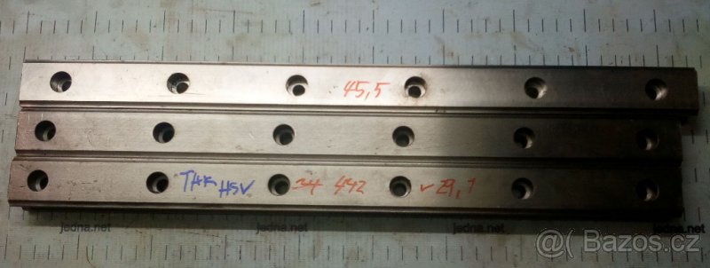 lineární vedení, kolejnice THK 25, cnc ,robotika - 4