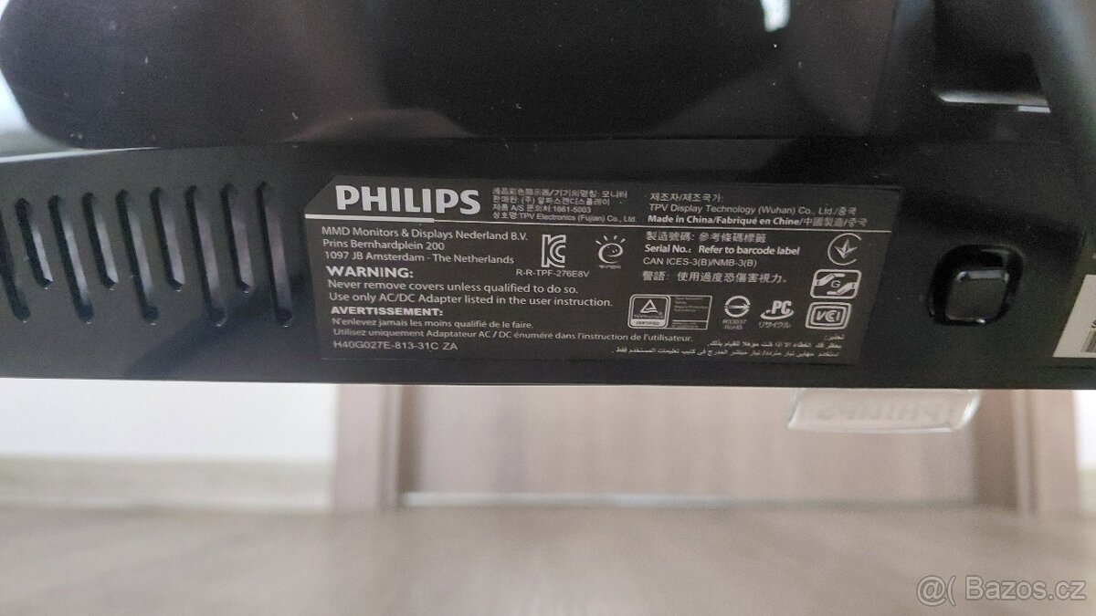 Monitor Philips 27" 4K LED - 4
