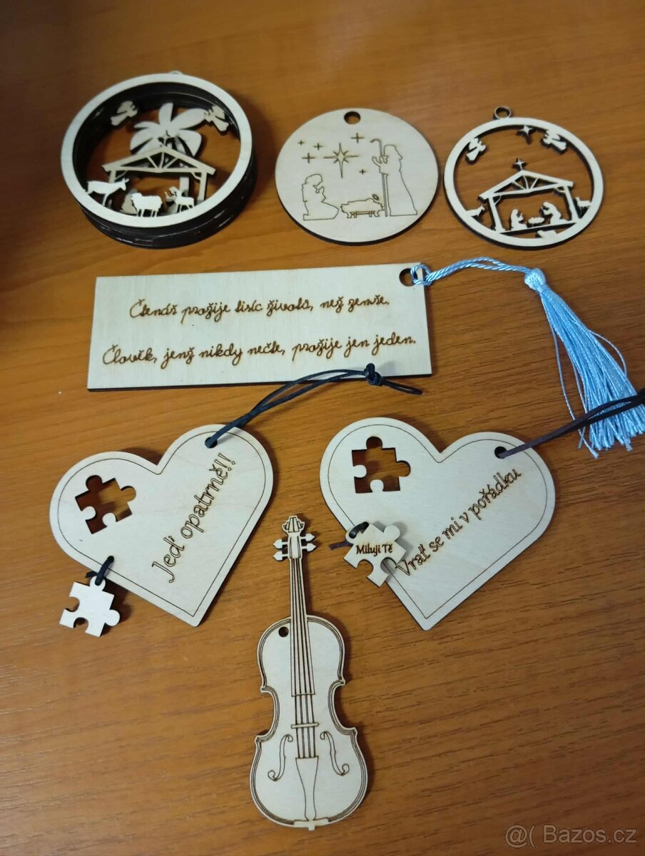 dřevěné ozdoby - dárečky - 4