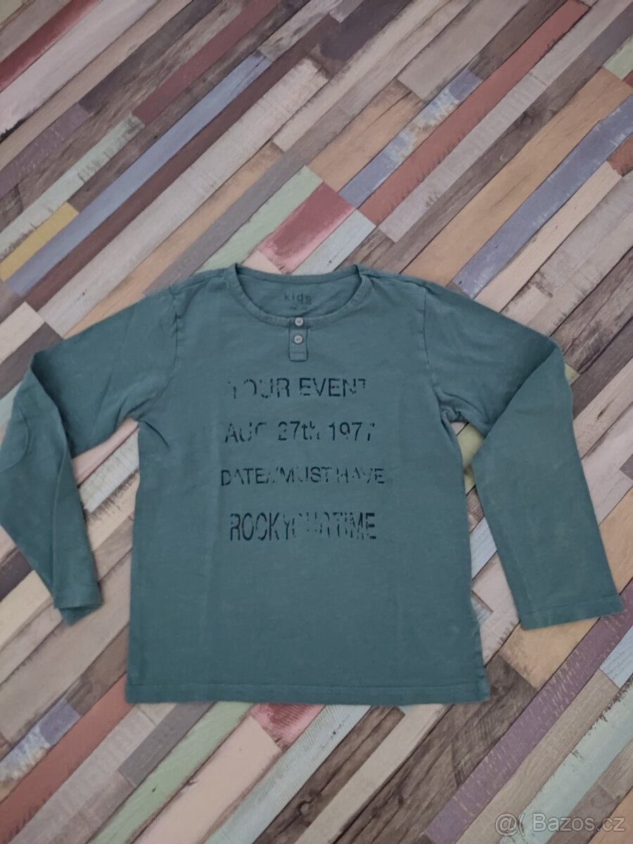 Triká dlouhý rukáv 134/140 - 4