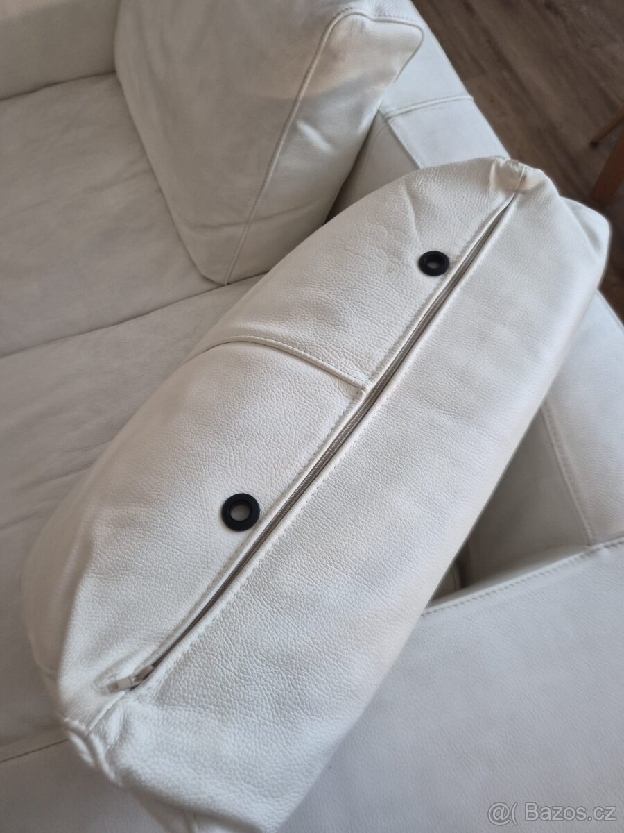 Krásná kožená sedačka - 4
