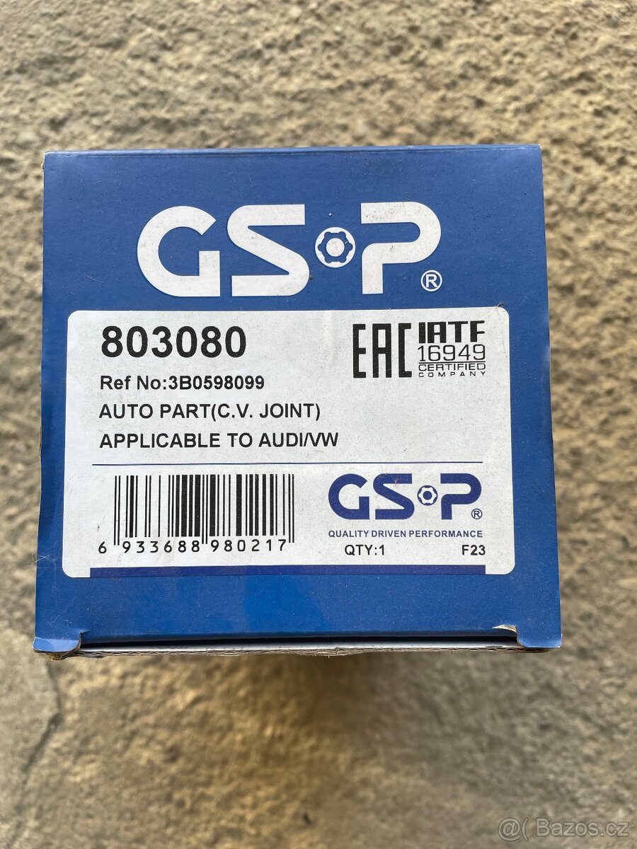 GSP 803080 - Sada kloubů pro hnací hřídel - 4