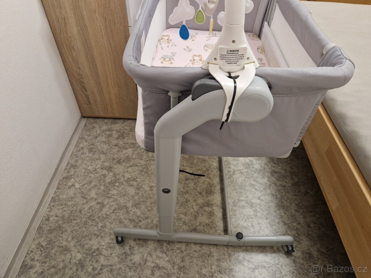 CHICCO Postýlka Next2Me Magic Evo - Grey Mist - 4