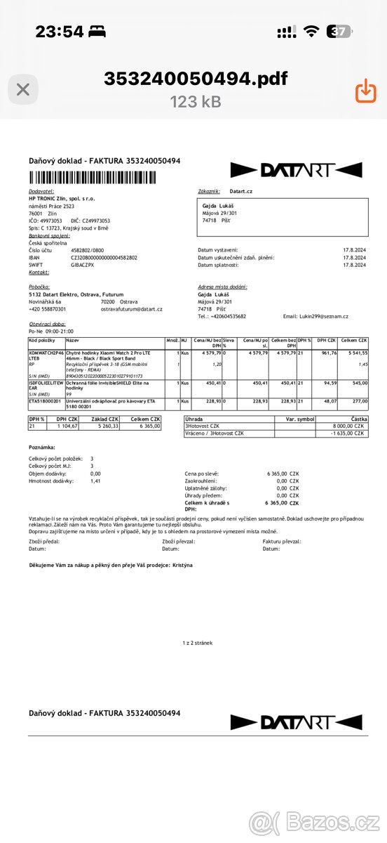 Prodám hodinky Xiaomi Watch 2 PRO LTE - 4
