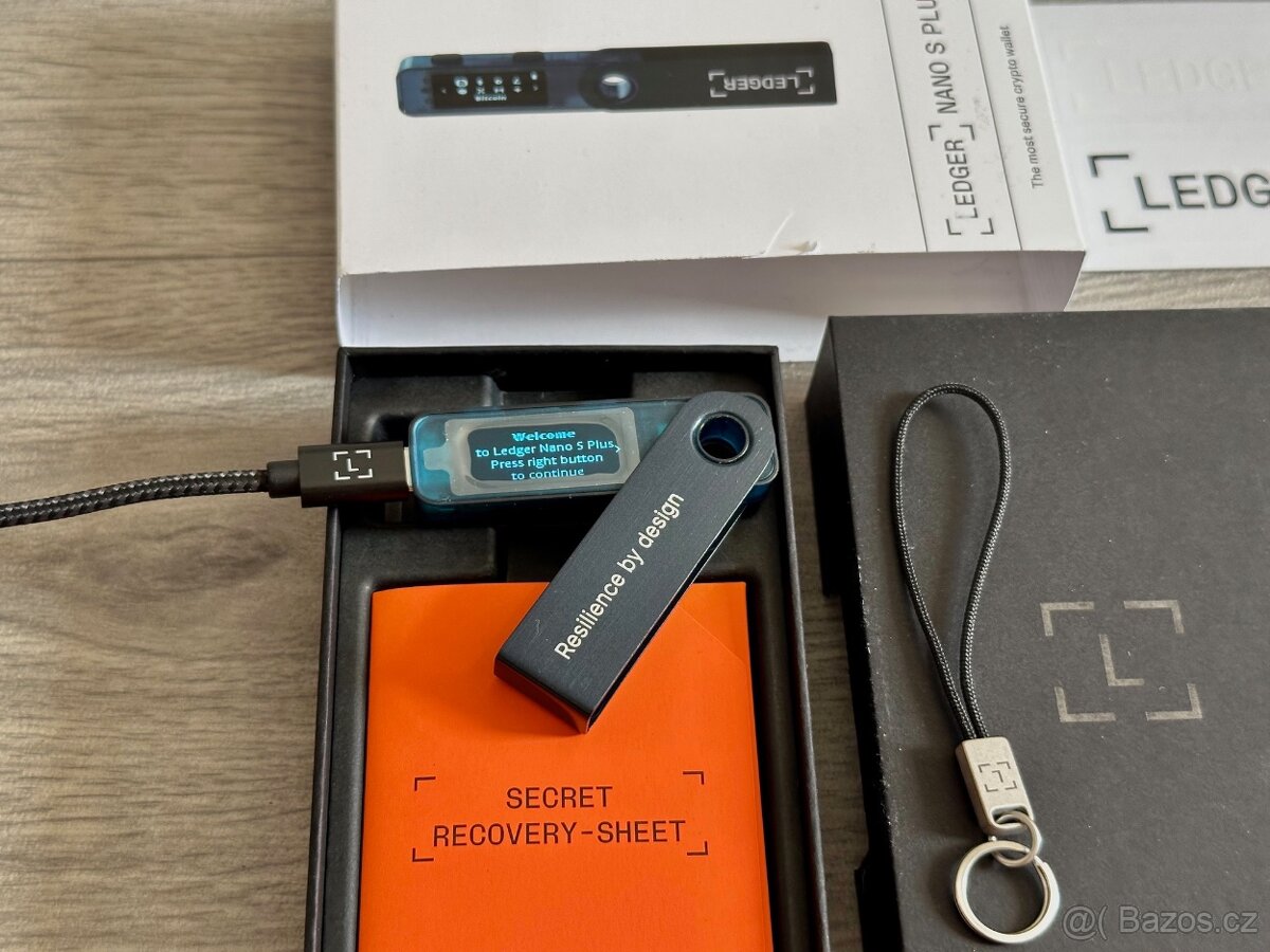 Ledger Nano S Plus peněženka crypto Hardware wallet blue - 4