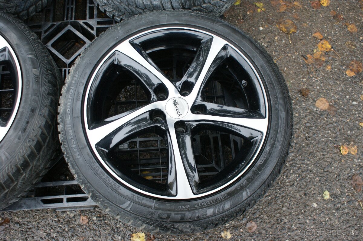 hezka dvoubarevna alu 17 Brock VW Seat Audi Skoda zimni pneu - 4