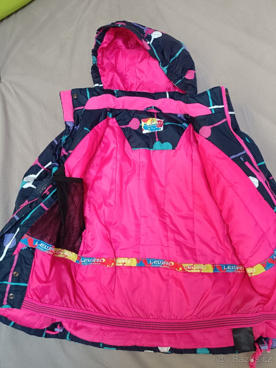 Dívčí lyžařská bunda Lewro - 4