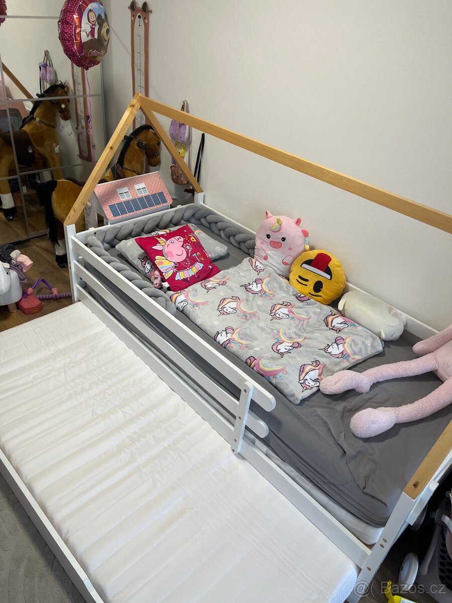Postel 90x200 s vysuvnym rostem - 4