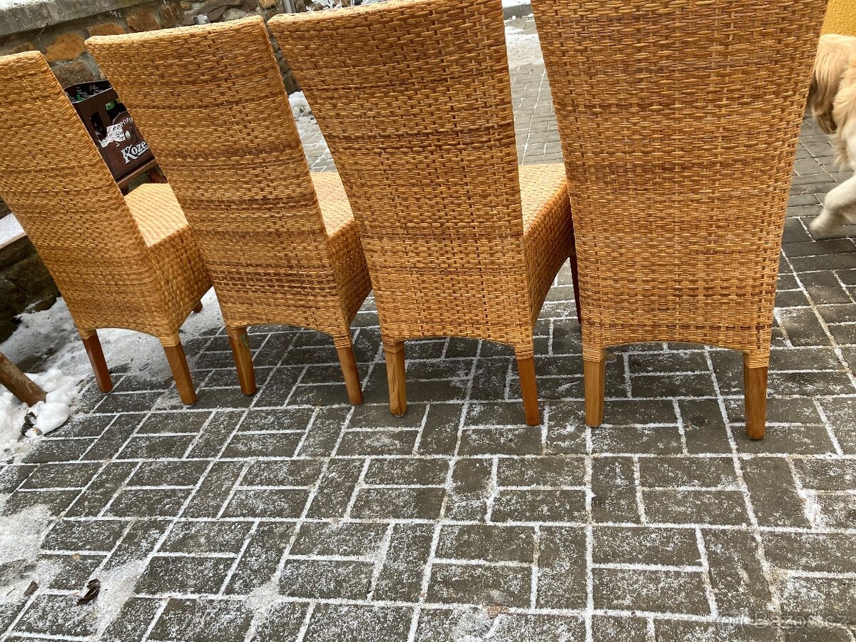 Židle z pravého ratanu - 4