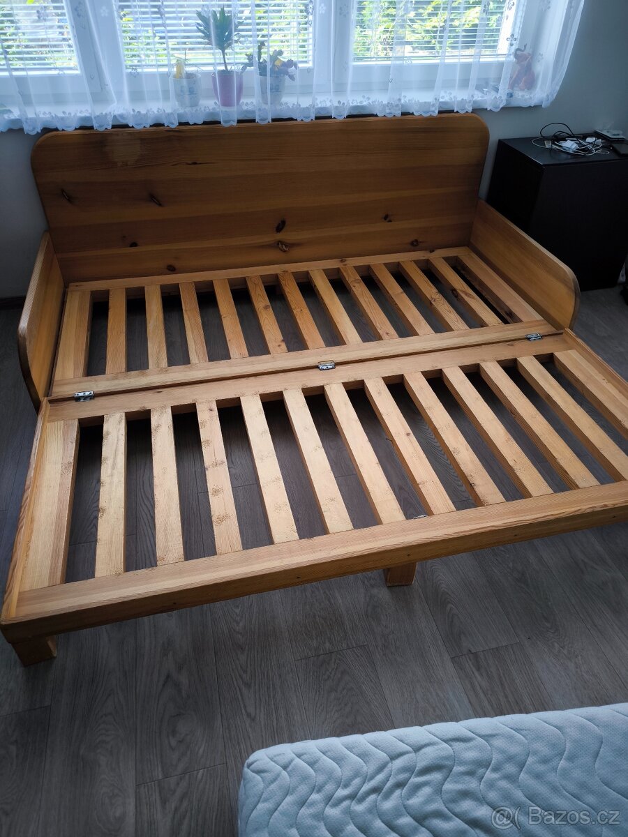 Prodám gauč - rozložitelný na 2 postele - 4