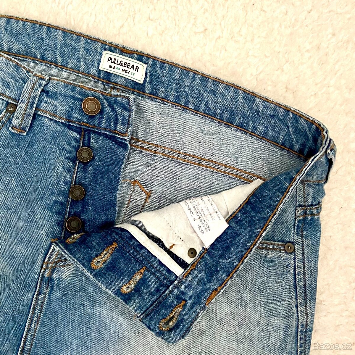 Pánské džíny rifle Pull & Bear vel. 44/34 - 4