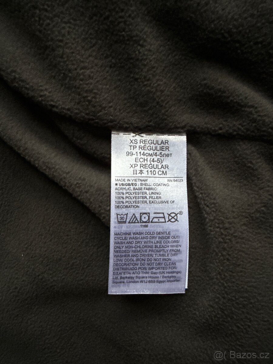 Dětská vesta GAP, vel. cca 4-5 let - 4