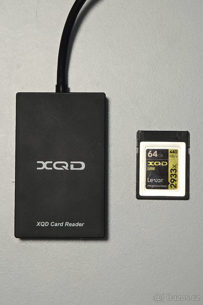 XQD karta LEXAR Professional 64GB + XQD čtečka - 4