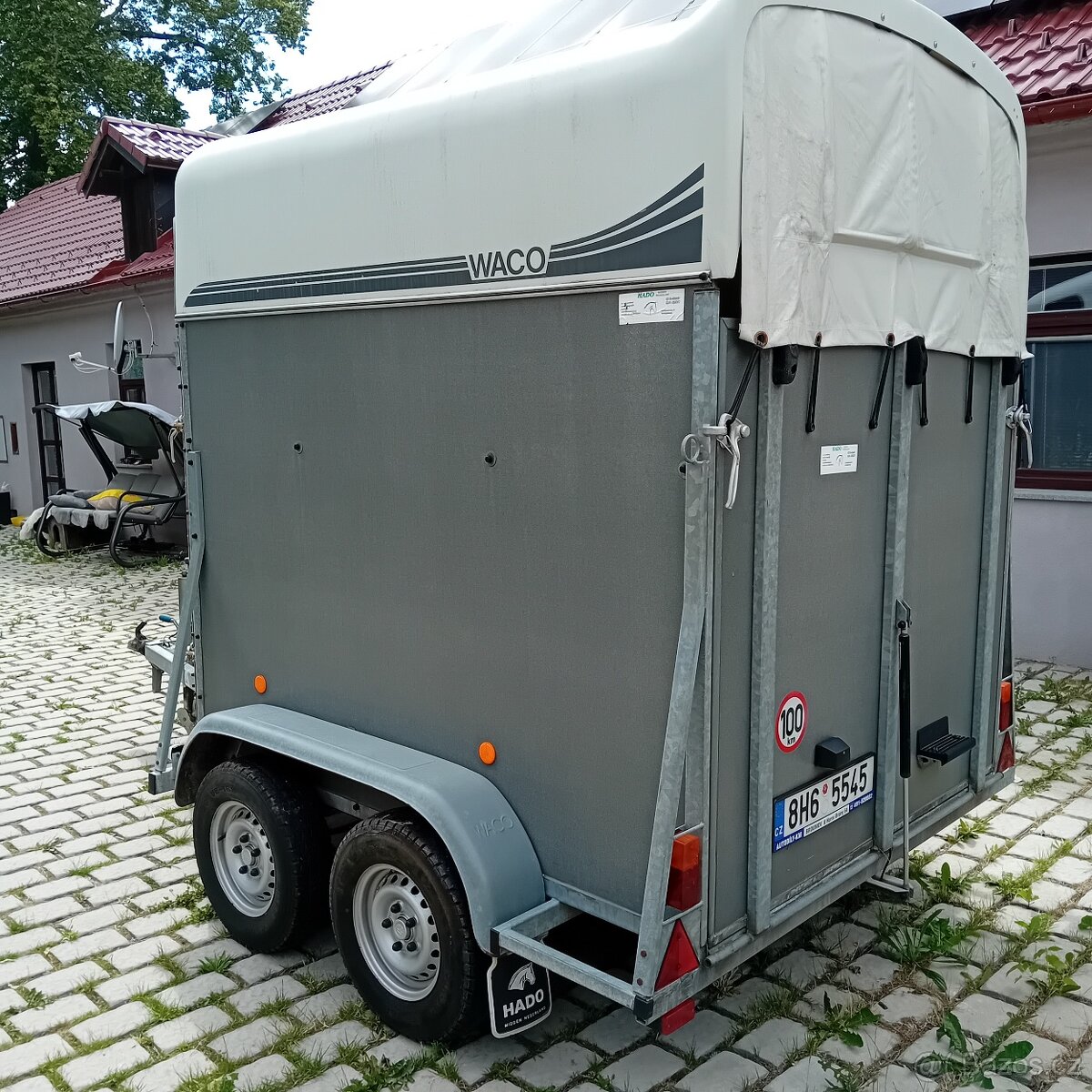 Přepravník na dva koně WACO provozní hmotnost 600 kg - 4