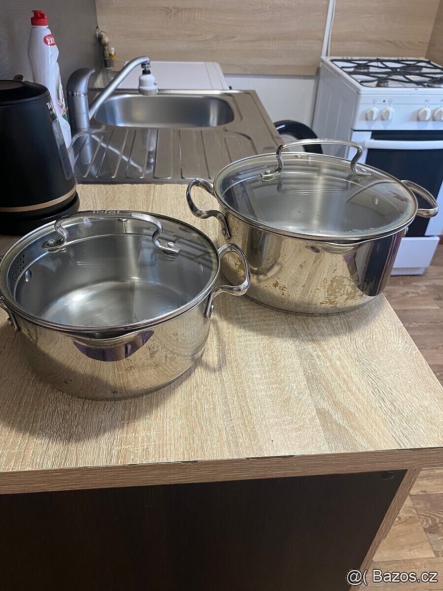 2x pánev Tefal + 2x hrnec Tefal - 4