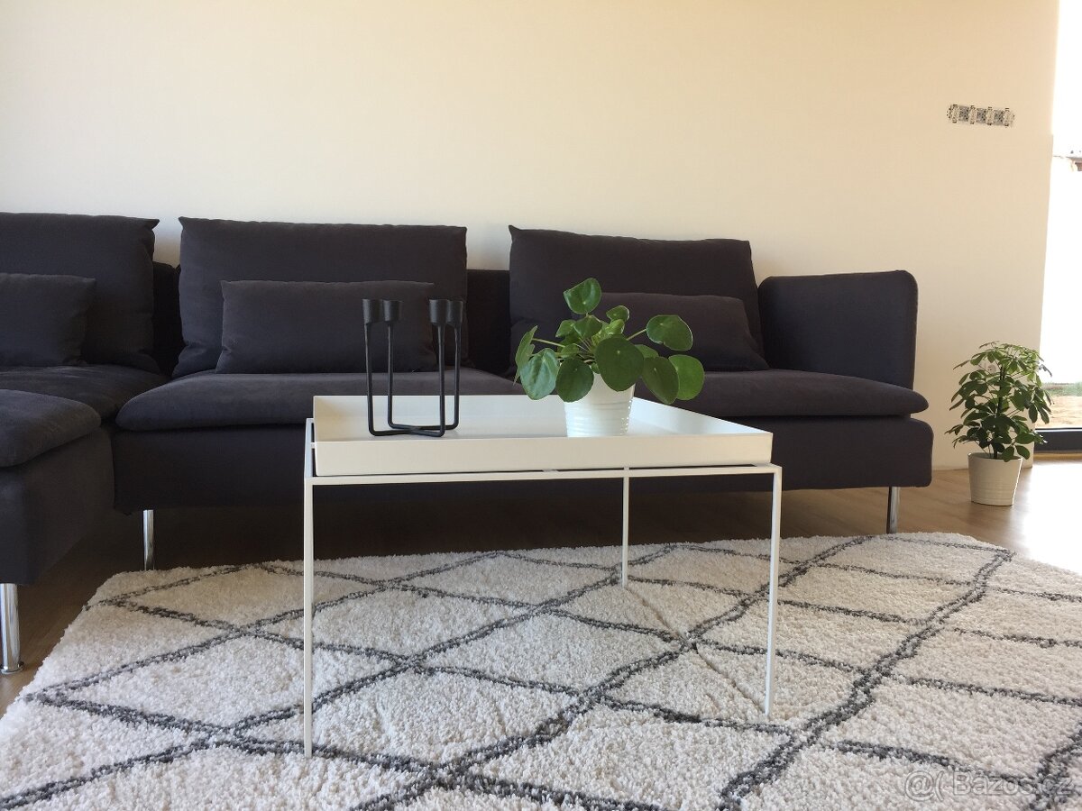 Koberec, 135×190 cm, krémová - 4