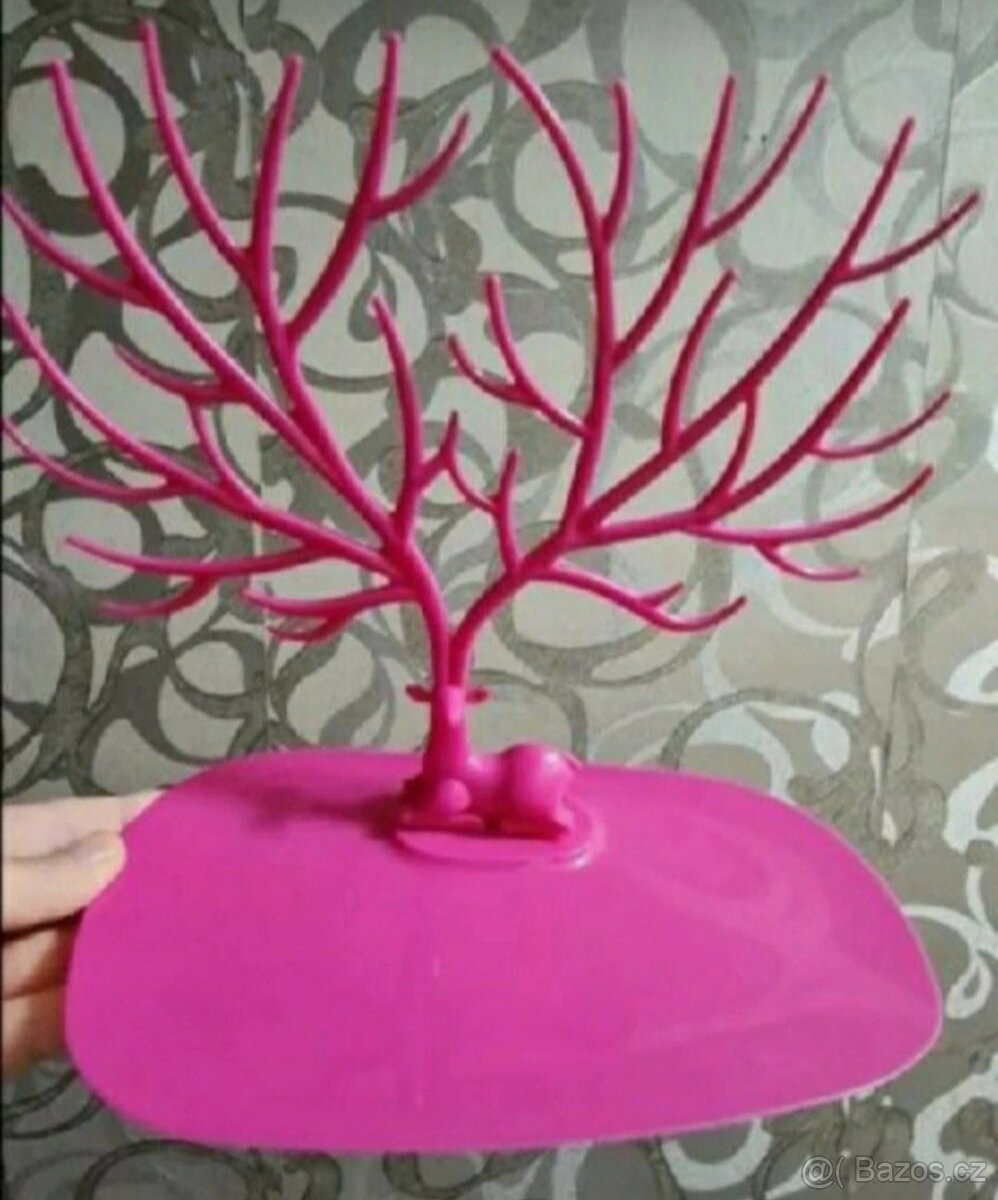 Nový stojan držák na šperky strom šperkovnice na náušnice - 4