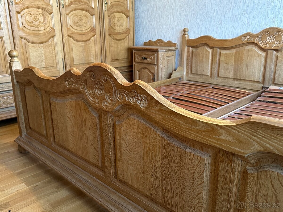 Dubová celomasivní ložnice, TOP zpracování - 4