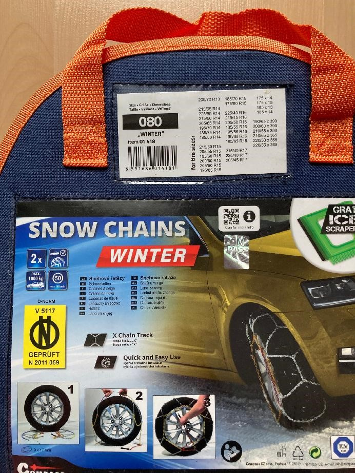 Sněhové řetězy Compass 080 - 4