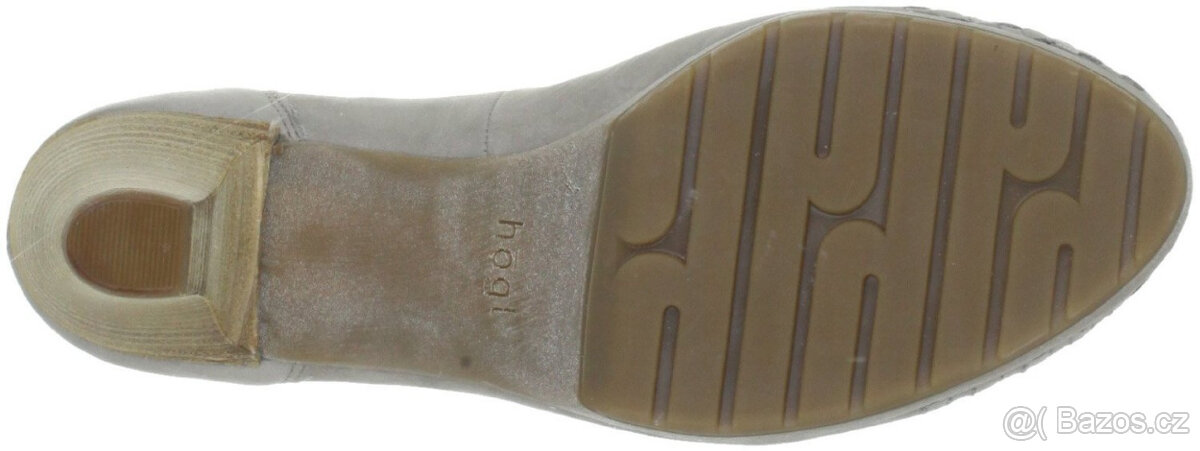 Šedé kožené lodičky HÖGL vel. 41 - 4