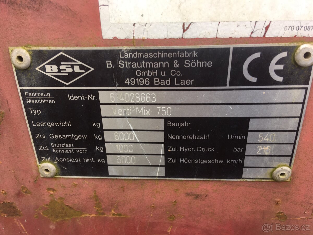 Krmný míchací vůz Strautmann Verti-Mix 750 - 4