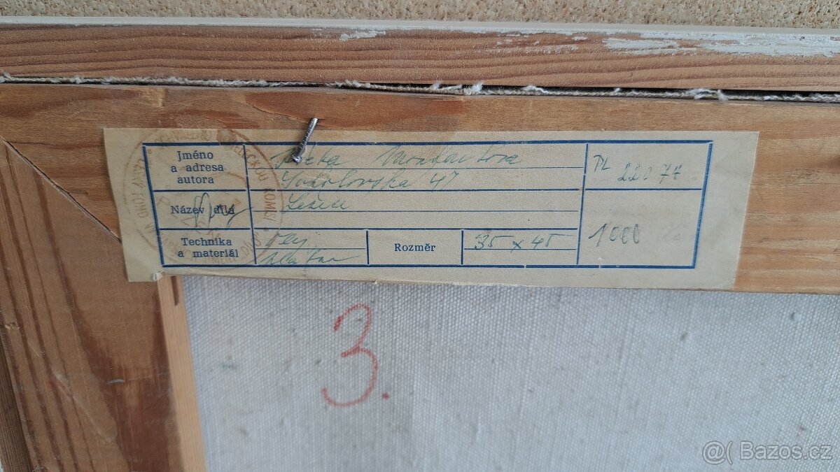 Obraz Ležící - Monhartová Květa - 4