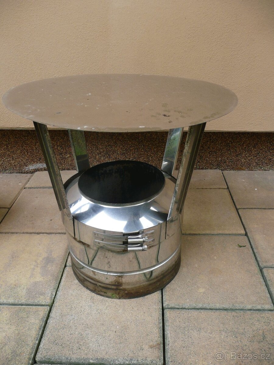 Komínový nástavec, třísložkový izolovaný nerez 1m DN160 mm - 4