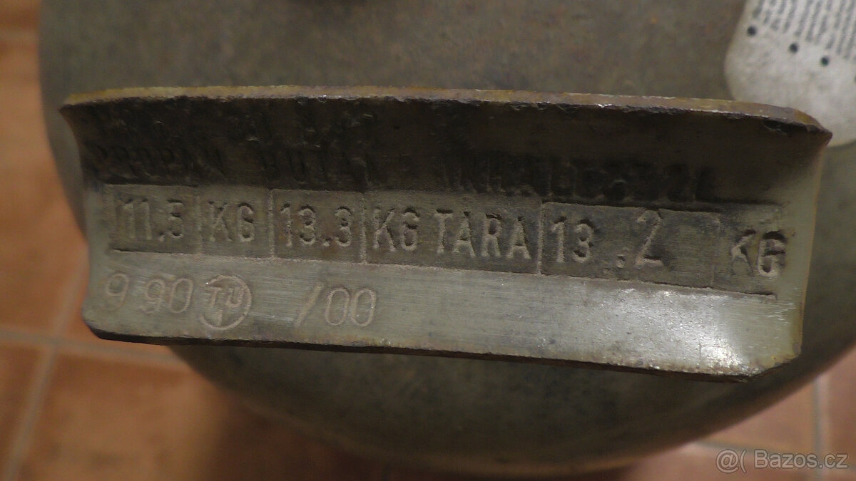 Propanbutanová lahev německá 10 Kg - 4