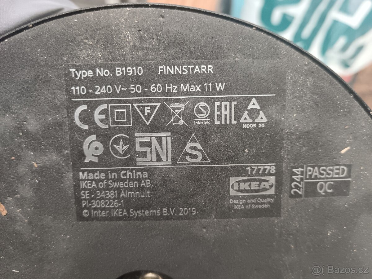 FINNSTARR Pracovní lampa, černá - 4