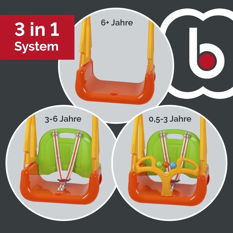 Dětská houpačka - modro-červená - 4