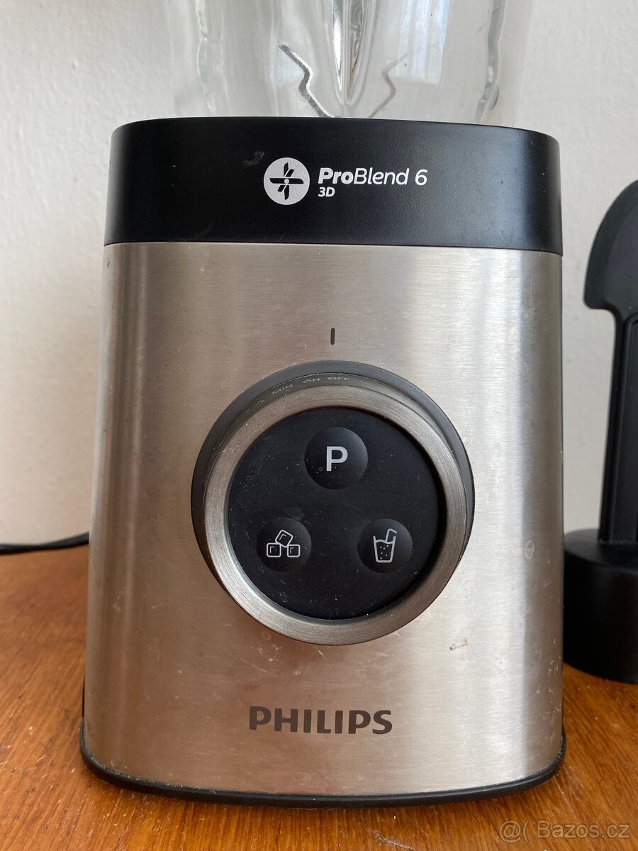 Výkonný stolní mixer philips - skleněná nadoba - 4