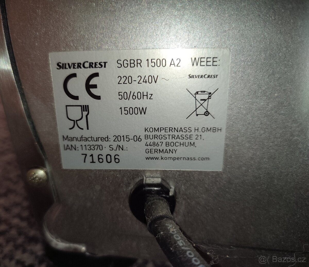 Mini trouba SilverCrest SGBR 1500 A2 - 4