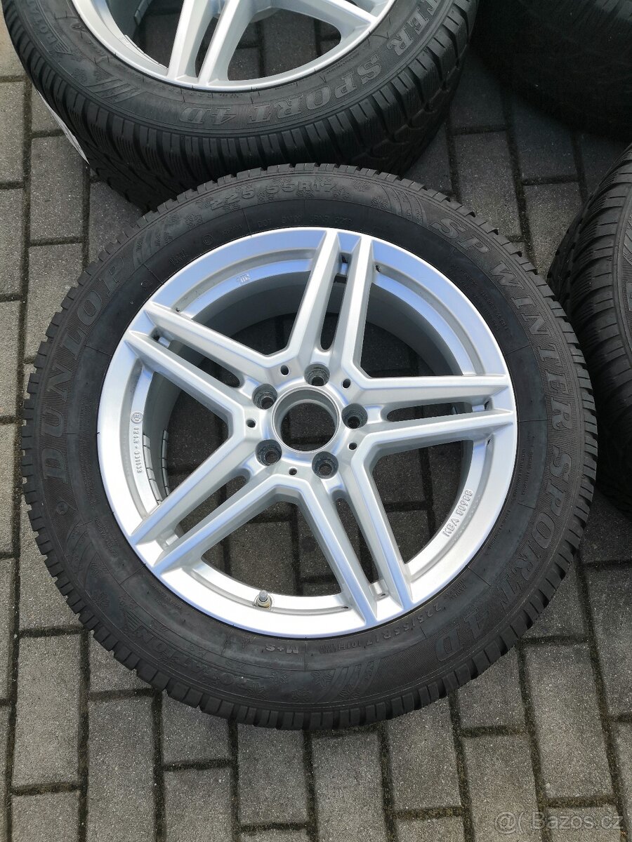 435. Zimní ALU sada R17 5x112 - původně Mercedes - 4