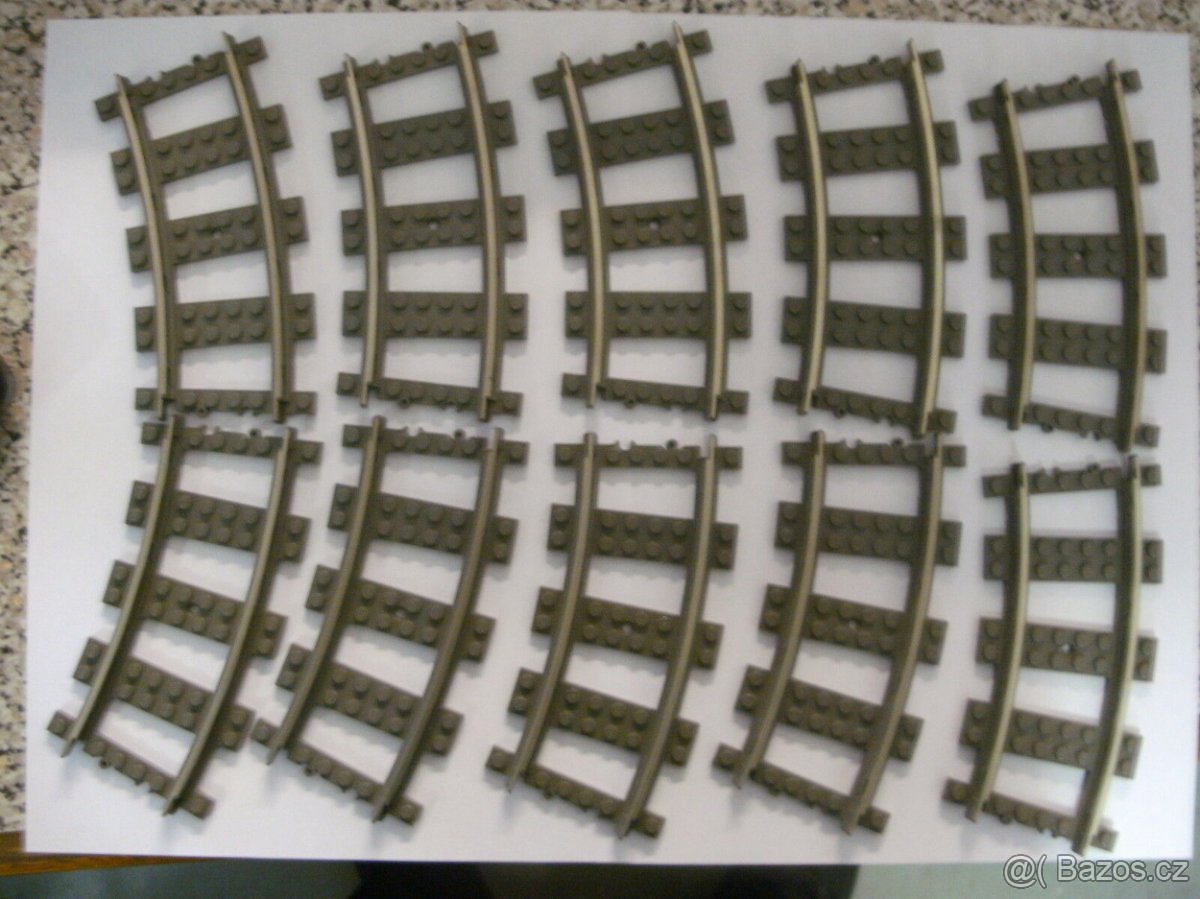 LEGO 4520, 4515, 9V KOLEJE, vlak, RC, city, výhybky - 4