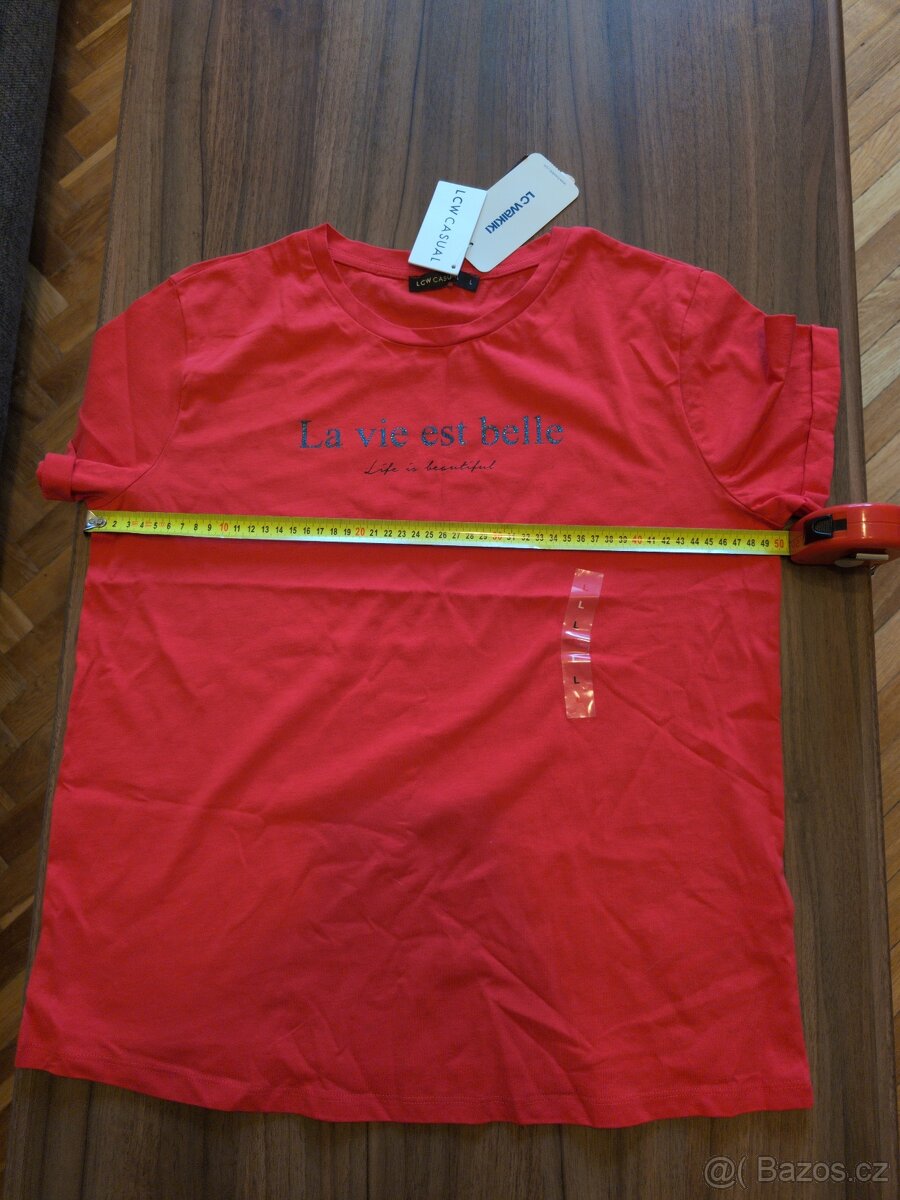 NOVÉ Dámské bavlněné tričko - 4