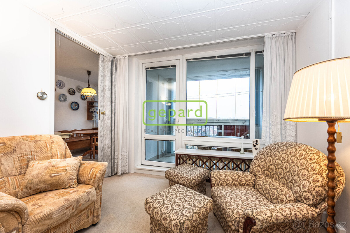 Pronájem zařízeného bytu 3+1 s lodžiíí u Ďáblického háje, Pr - 4