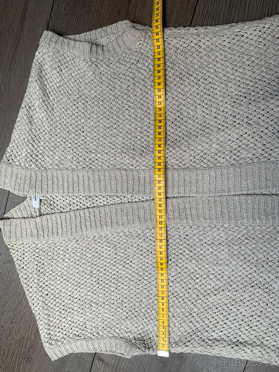 Kardigan s třásněmi, vesta - 4