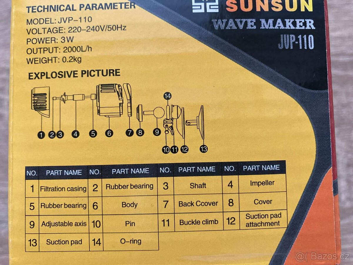 SUNSUN JVP-110 2000 l/h - 4