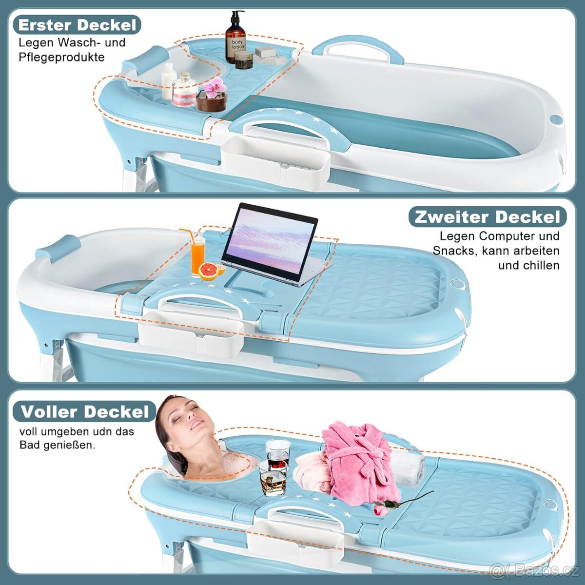 Skládací vana pro dospělé - 4