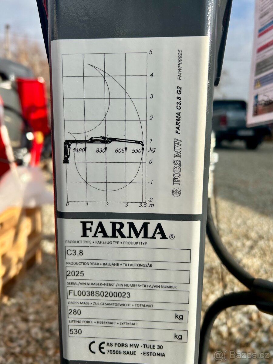 Hydraulická ruka FARMA C38D - 4