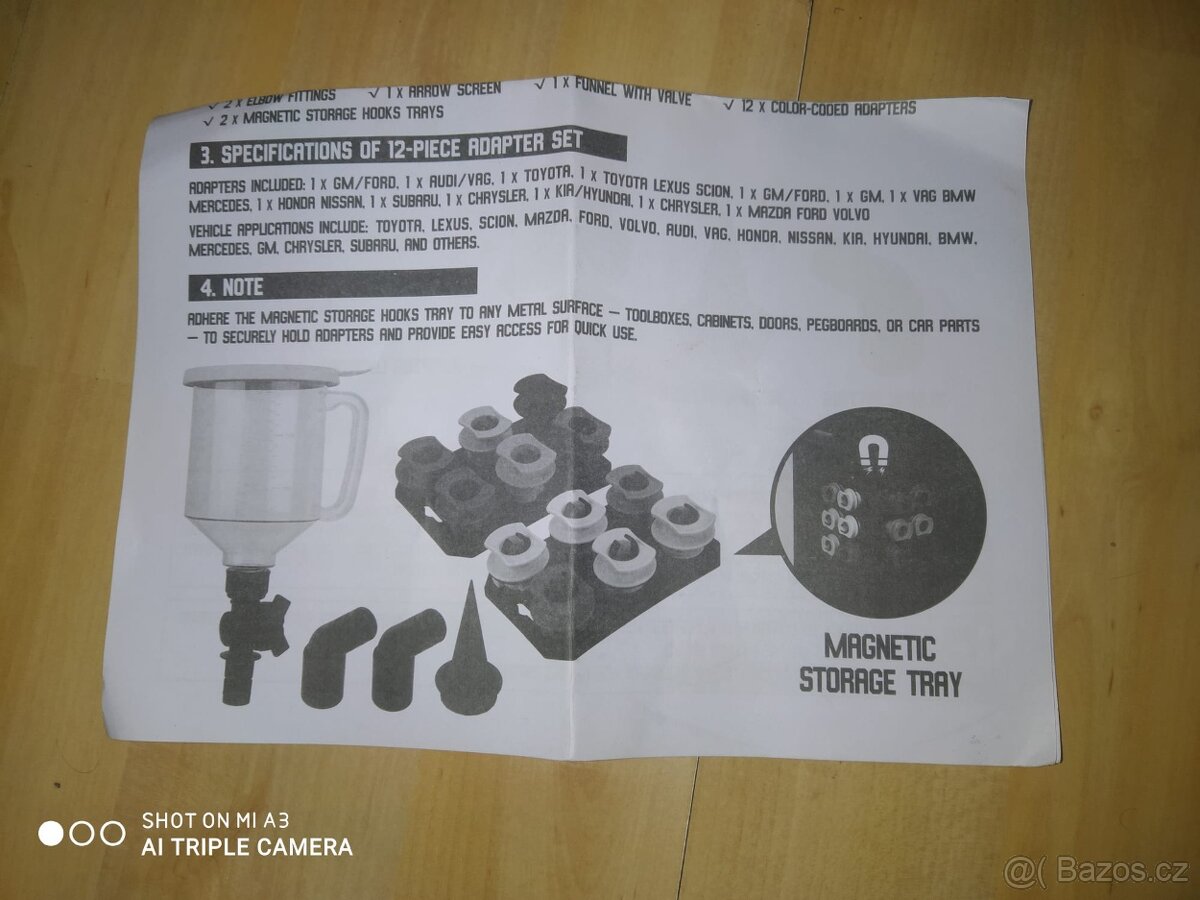 Trychtýř na motorový olej - 4