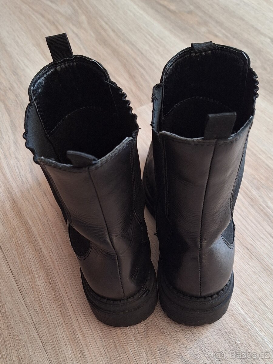 Dámské kožené kozačky vel. 38 - 4