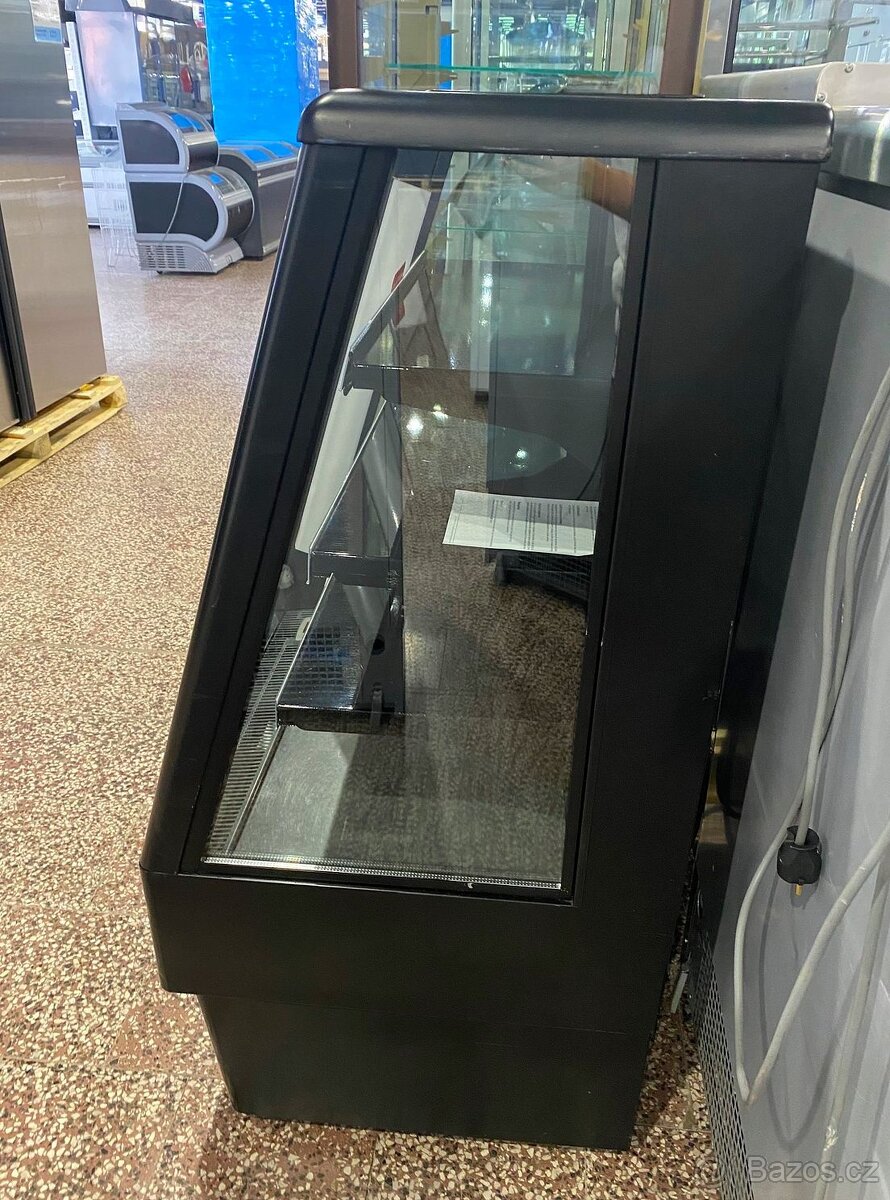 Chladicí vitrína přístěnná černá 71х64х134cm - 4