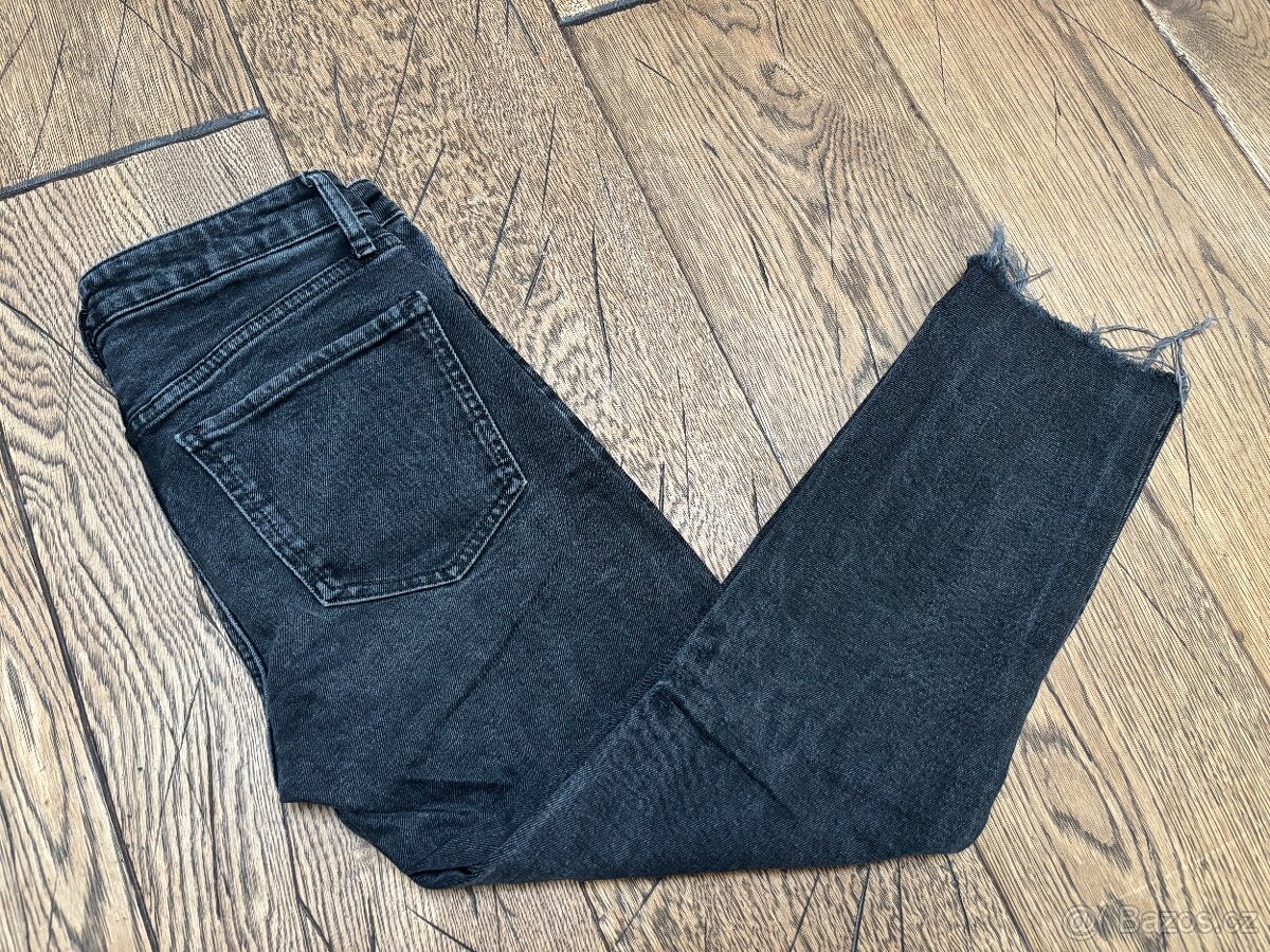 Dámské tmavé boyfriend džíny Zara, vel. 36 - 4