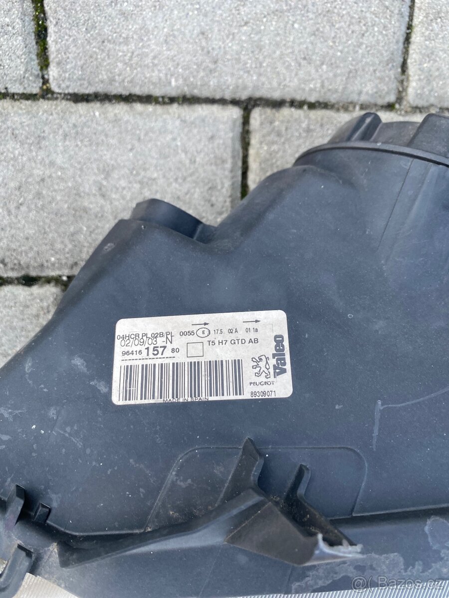 PŘEDNÍ světla, PEUGEOT 307 DO-05 - 4