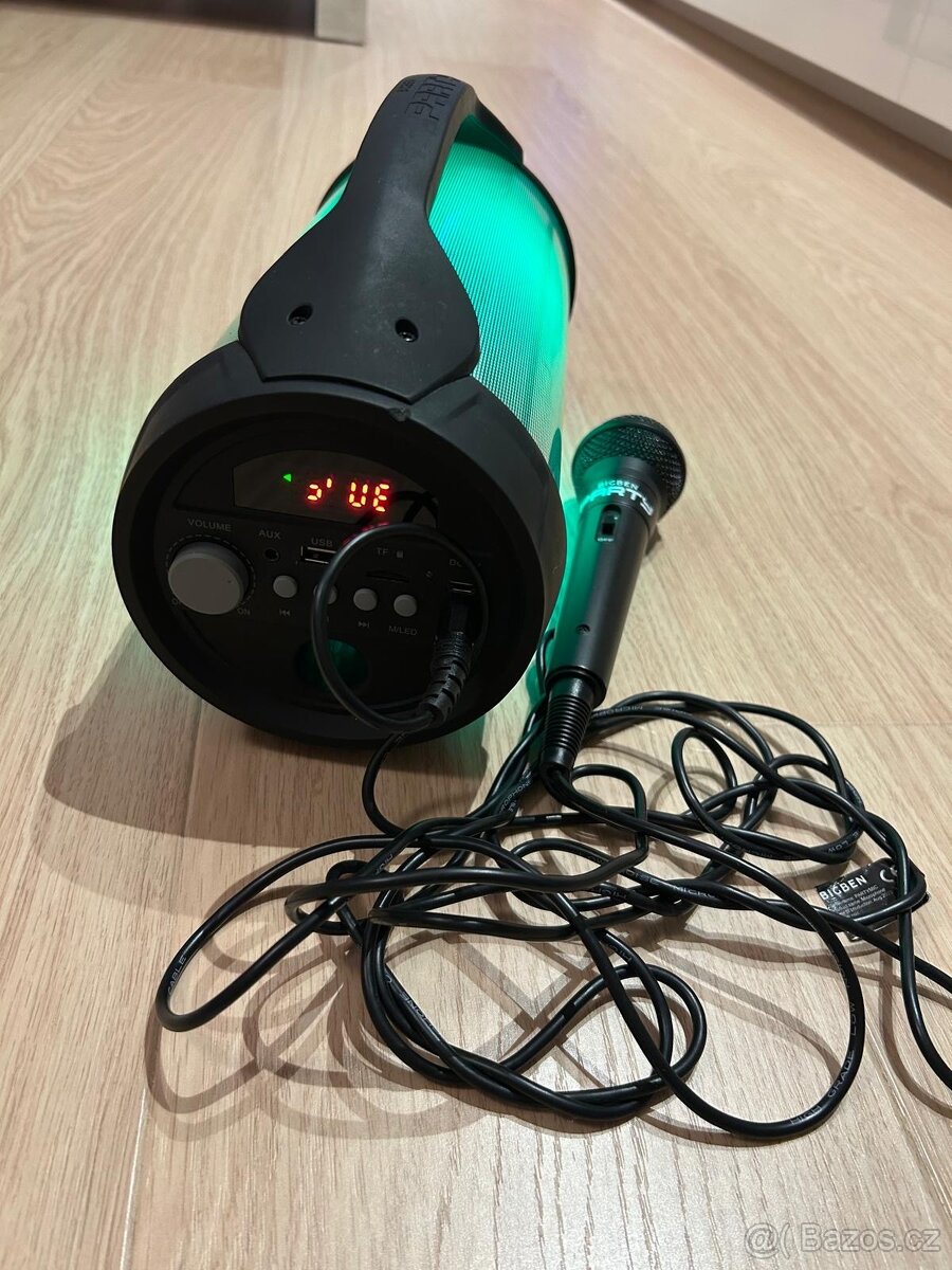 Bigben PARTYBTLITE Bluetooth reproduktor + mikrofon - 4