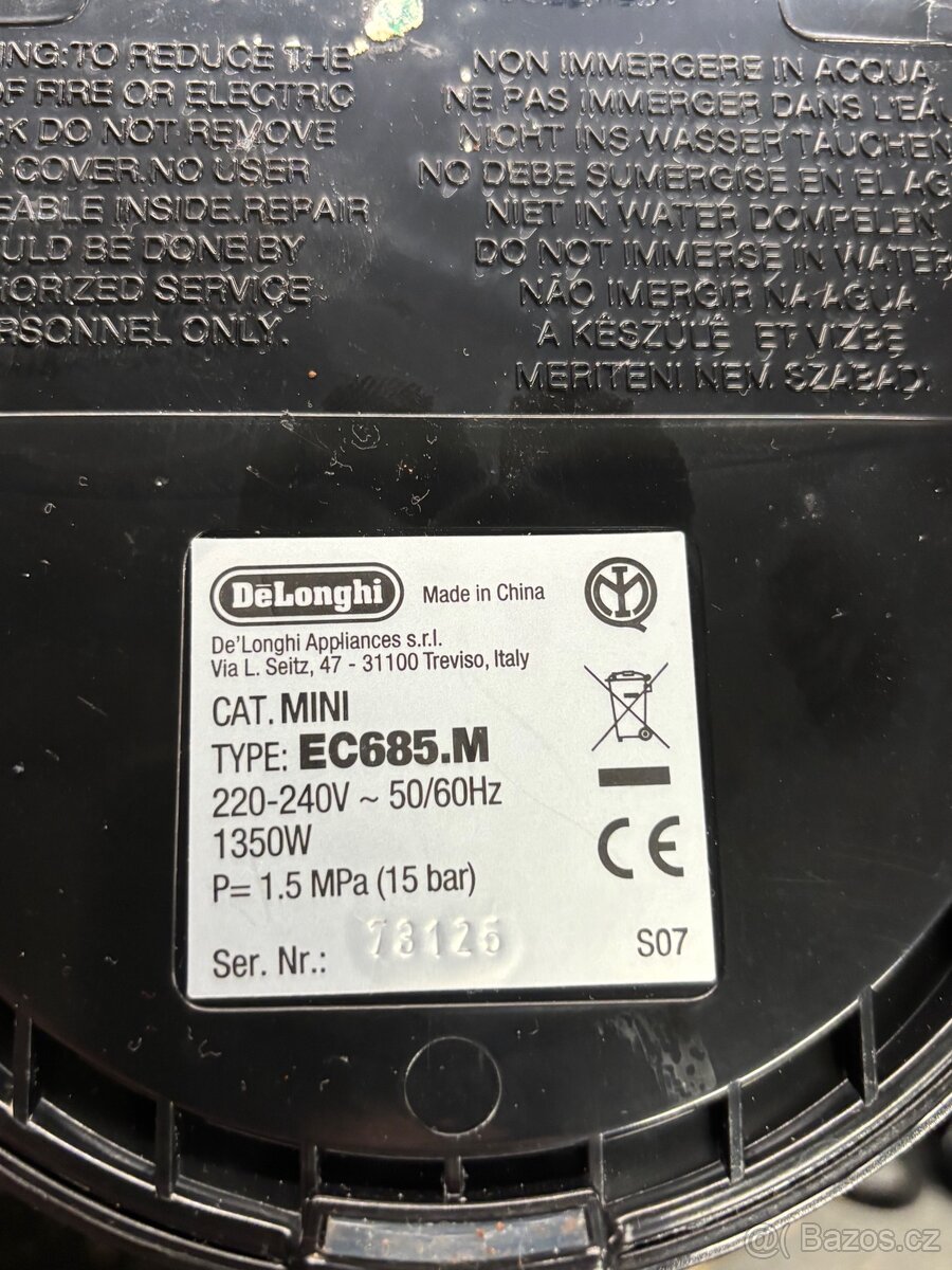 Kávovar delonghi ec 685 m - 4