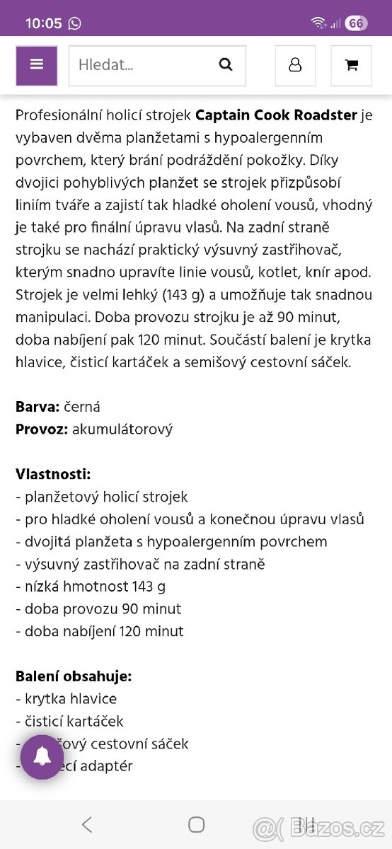 Holící strojek - 4