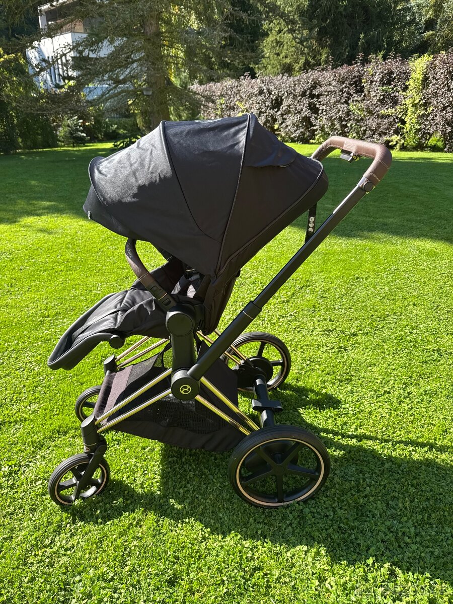 Cybex e-Priam Rose-Gold + Cybex taška - 4